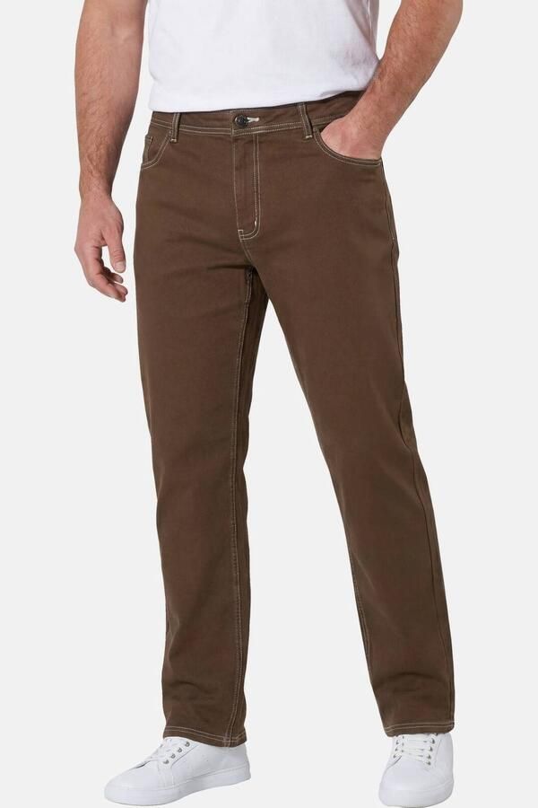 Jan Vanderstorm Plus Size broek bruin - Foto 2