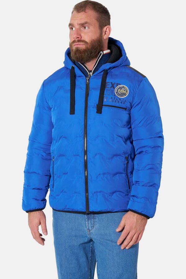 Jan Vanderstorm Plus Size jas blauw