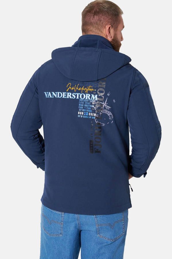 Jan Vanderstorm Plus Size jas donkerblauw - Foto 3