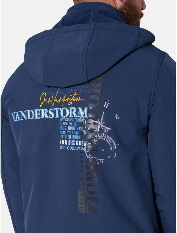 Jan Vanderstorm Plus Size jas donkerblauw - Foto 2