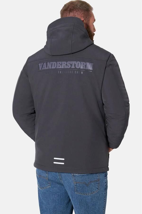 Jan Vanderstorm Plus Size jas grijs