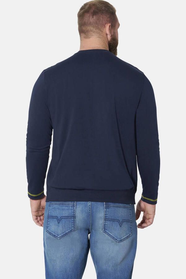 Jan Vanderstorm Plus Size polo donkerblauw - Foto 3