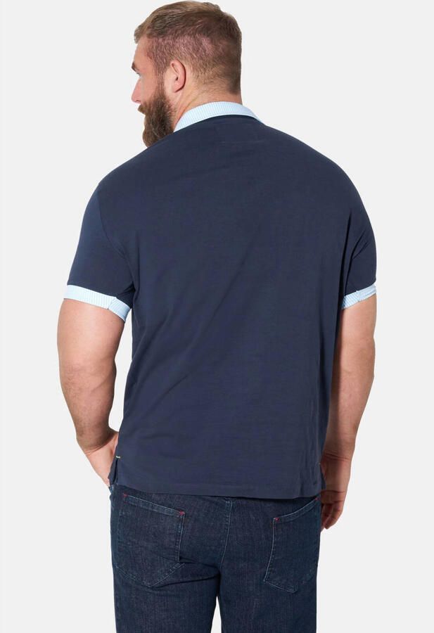 Jan Vanderstorm Plus Size polo donkerblauw - Foto 3