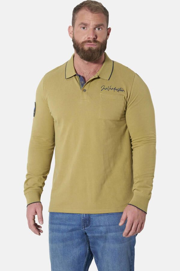 Jan Vanderstorm Plus Size polo kaki