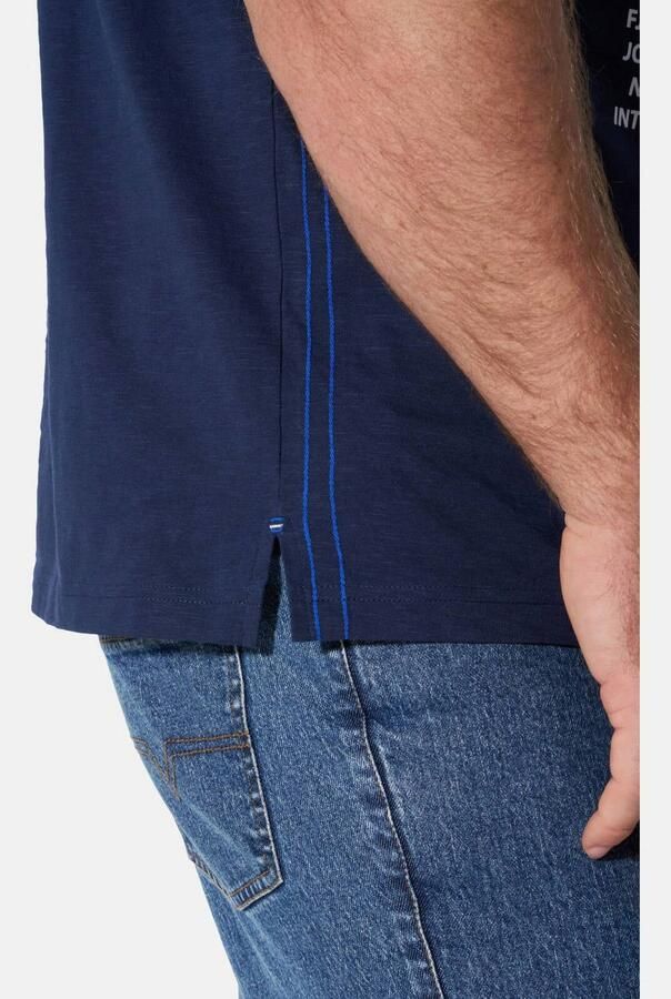 Jan Vanderstorm Plus Size T-shirt donkerblauw - Foto 2