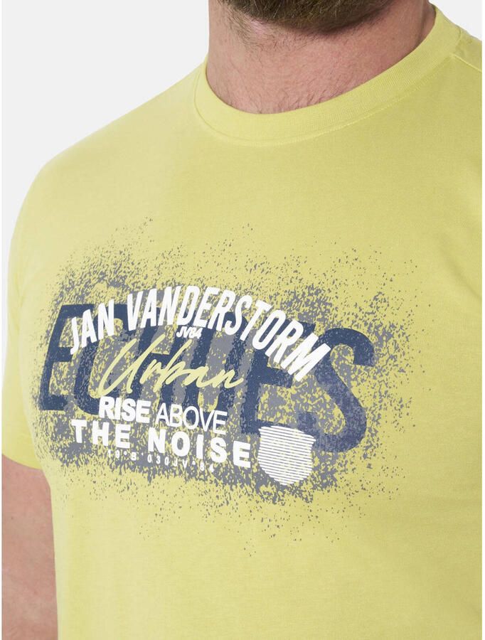 Jan Vanderstorm Plus Size T-shirt lichtgroen - Foto 2