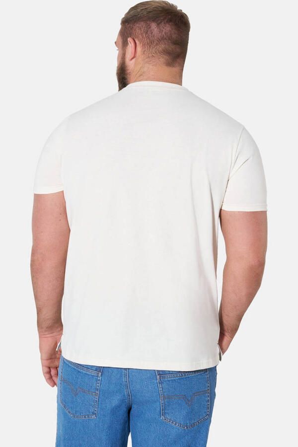 Jan Vanderstorm Plus Size T-shirt wit - Foto 3