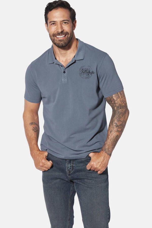 Jan Vanderstorm polo BRORTE Plus Size blauw