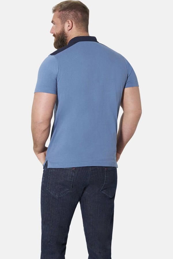Jan Vanderstorm polo Plus Size blauw - Foto 3