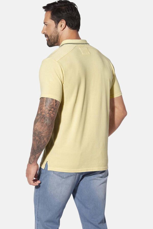 Jan Vanderstorm polo Plus Size GUNHELM lichtgeel