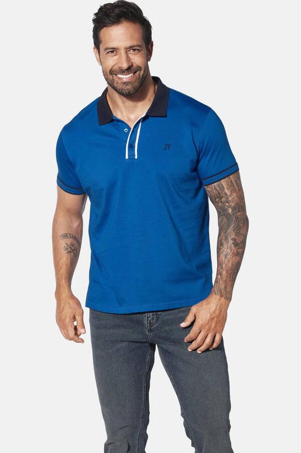 Jan Vanderstorm polo Plus Size ISFRIED blauw