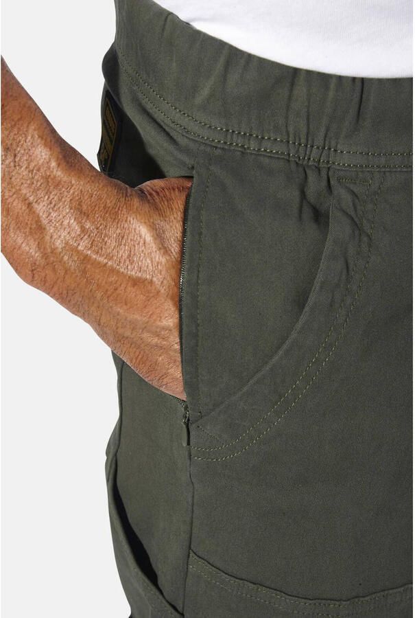 Jan Vanderstorm +FIT COLLECTIE regular casual broek HELBERG Plus Size olijfgroen - Foto 3