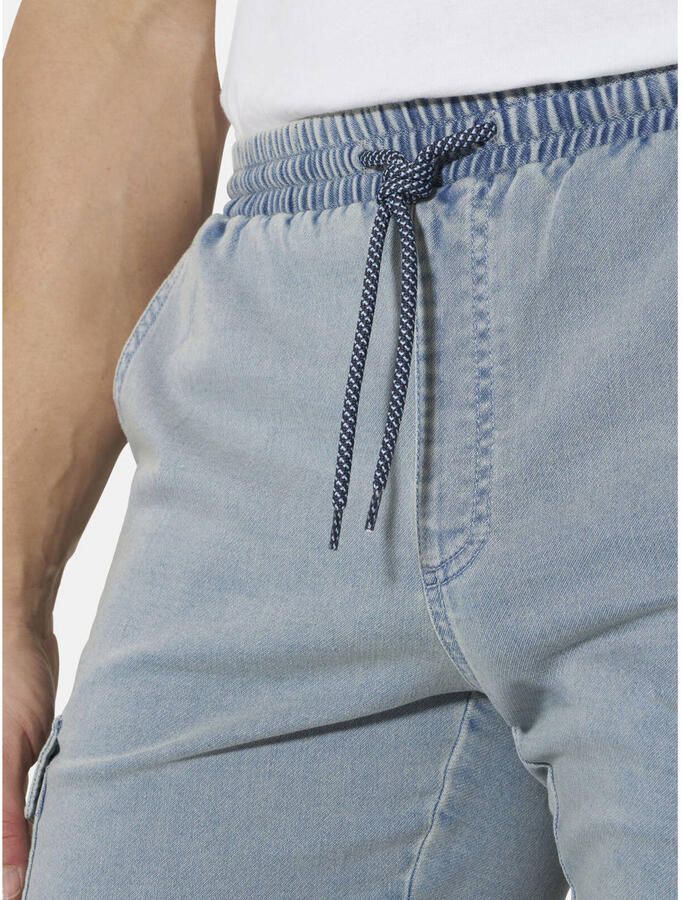 Jan Vanderstorm regular fit casual short Plus Size blauw - Foto 2