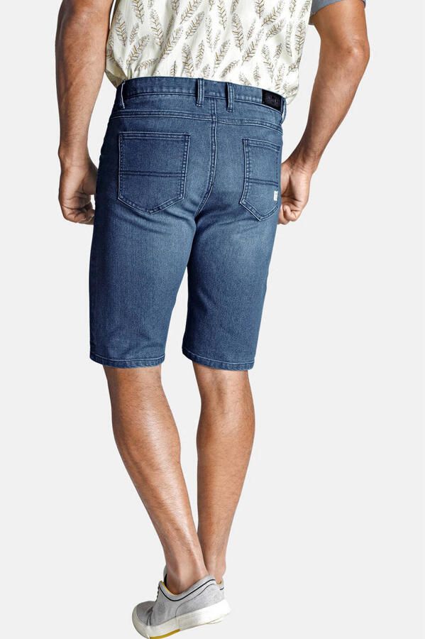 Jan Vanderstorm regular fit jeans short Plus Size short DITMANN blauw