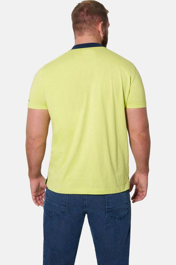 Jan Vanderstorm regular fit polo +FIT Collectie Plus Size lichtgroen - Foto 3