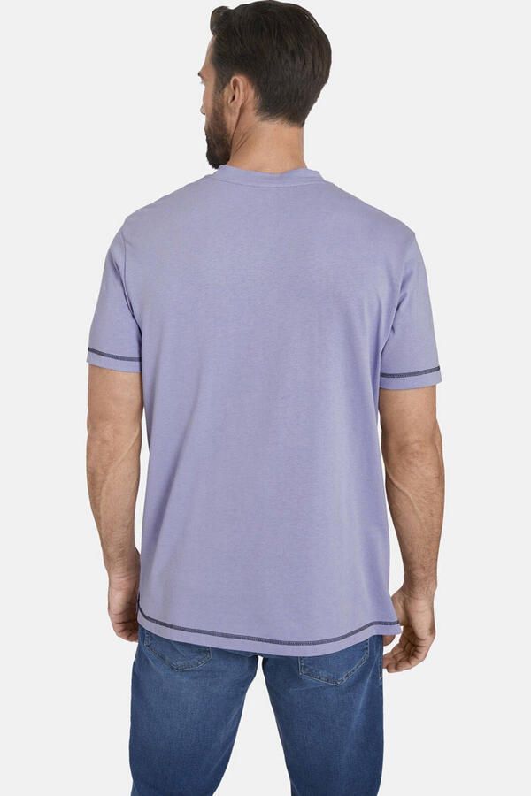 Jan Vanderstorm regular fit T-shirt NORDGER Plus Size met printopdruk lavendel - Foto 2