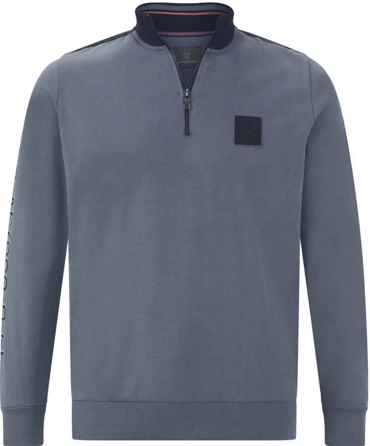 Jan Vanderstorm sweater JORDEBENK Plus Size blauw