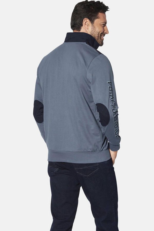 Jan Vanderstorm sweater JORDEBENK Plus Size blauw - Foto 3
