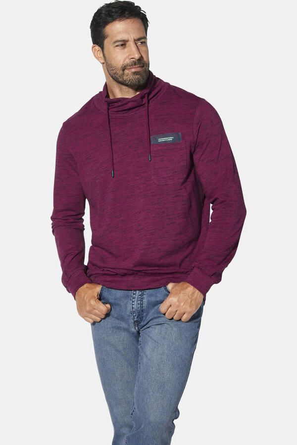 Jan Vanderstorm sweater KERVIK Plus Size aubergine