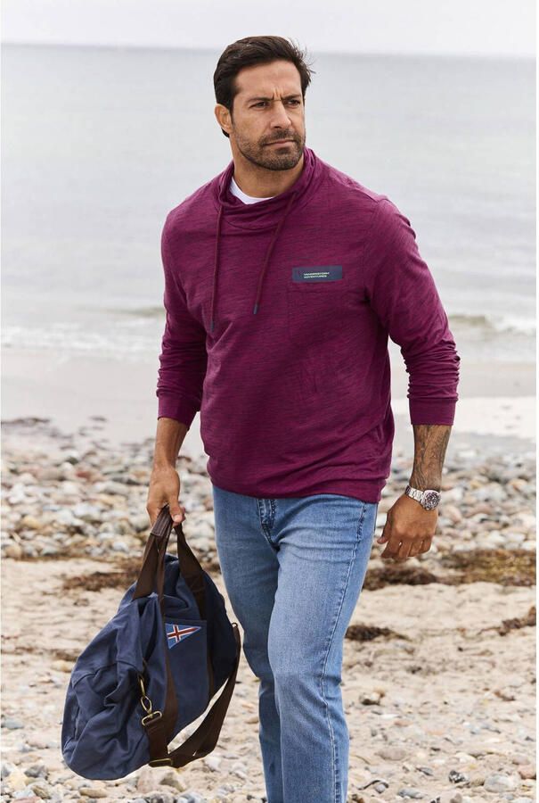 Jan Vanderstorm sweater KERVIK Plus Size aubergine - Foto 2