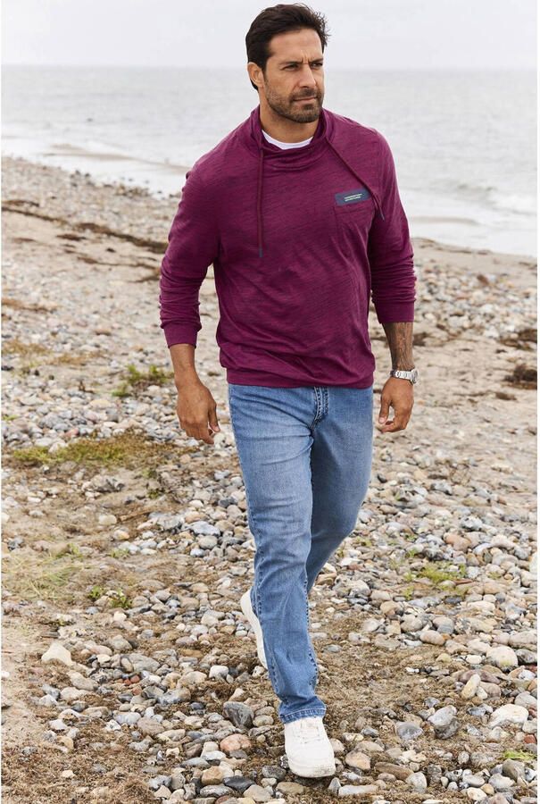 Jan Vanderstorm sweater KERVIK Plus Size aubergine - Foto 3