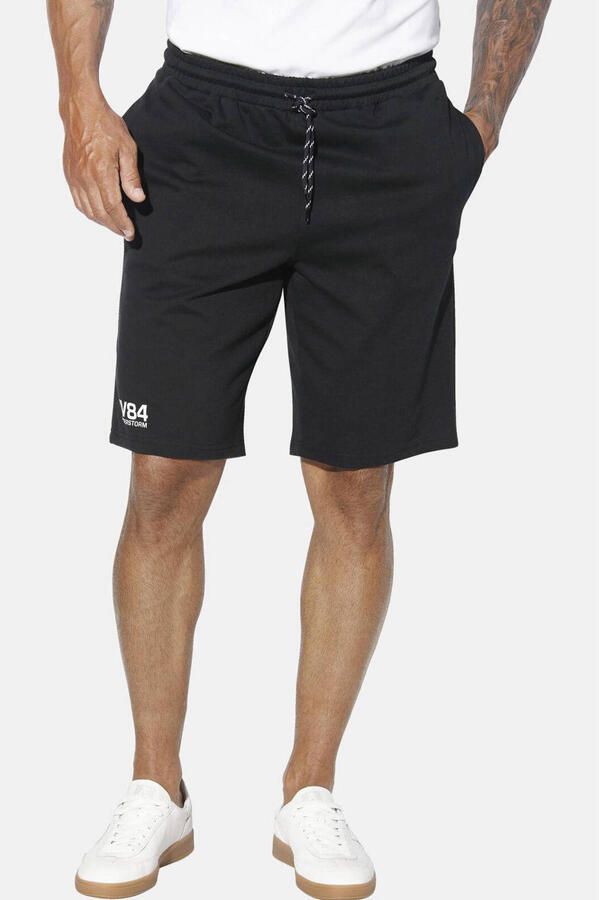 Jan Vanderstorm sweatshort JORNRIK Plus Size zwart (set van 2) - Foto 2