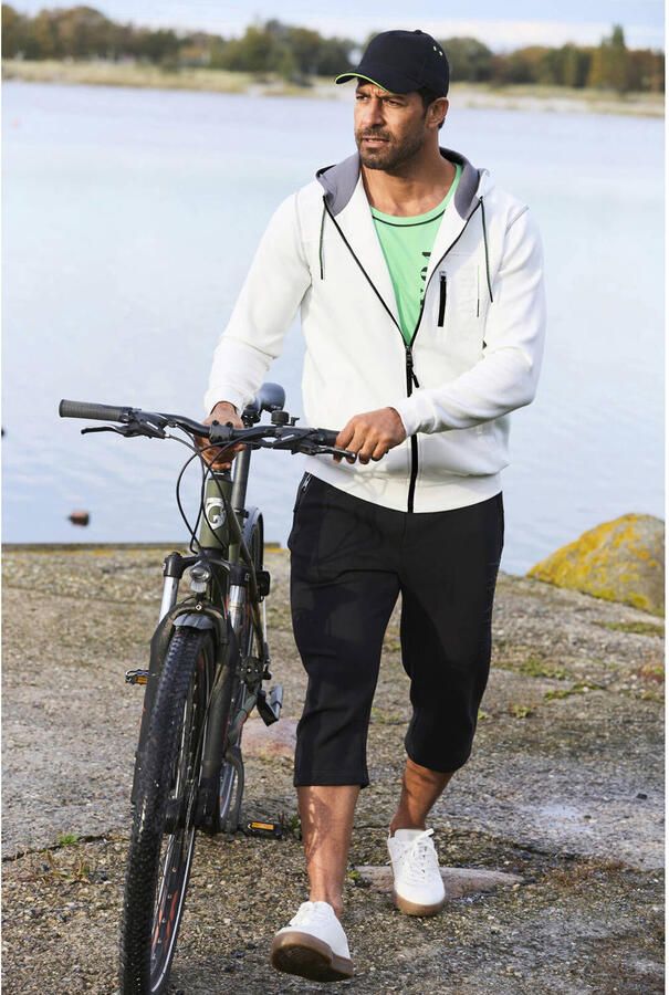 Jan Vanderstorm sweatvest Plus Size FINNDOR wit - Foto 3