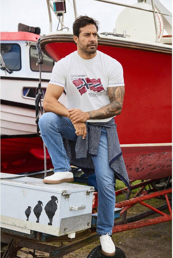 Jan Vanderstorm T-shirt BALDEN (set van 2) - Foto 3