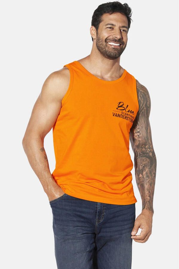 Jan Vanderstorm T-shirt FELTON Plus Size oranje