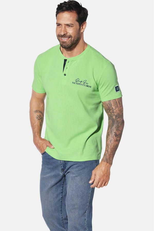 Jan Vanderstorm T-shirt Plus Size GORTAN lichtgroen