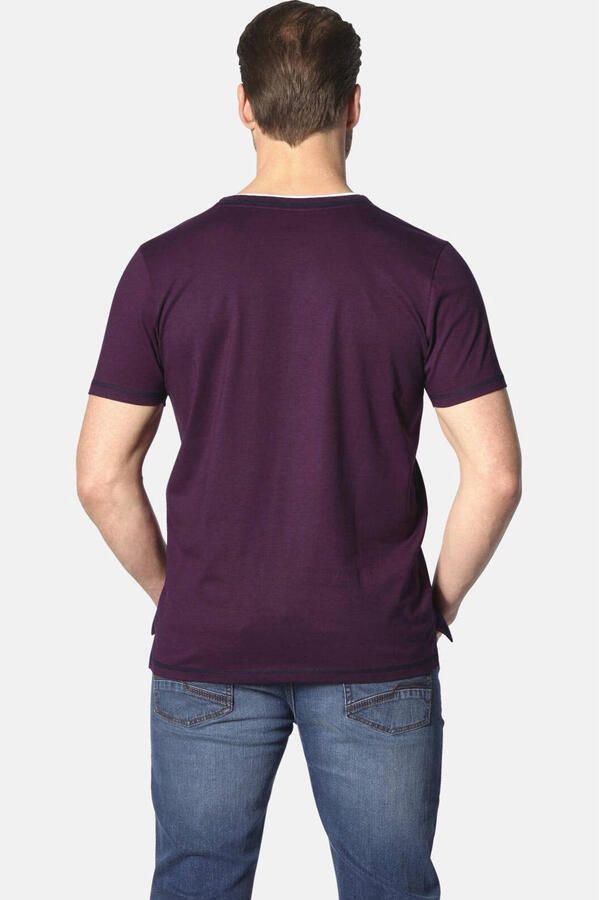 Jan Vanderstorm T-shirt Plus Size HAFTOR donkerrood - Foto 3