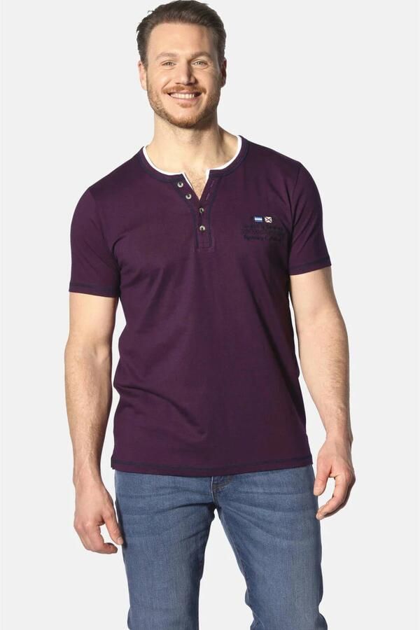 Jan Vanderstorm T-shirt Plus Size HAFTOR donkerrood - Foto 2
