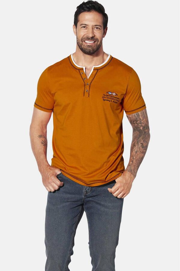 Jan Vanderstorm T-shirt Plus Size HAFTOR oranje