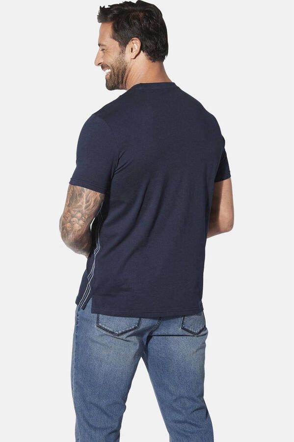 Jan Vanderstorm T-shirt Plus Size PITTER donkerblauw - Foto 2