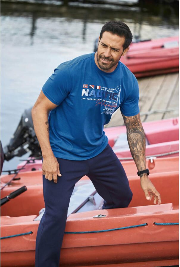 Jan Vanderstorm T-shirt Plus Size SVENHELM blauw - Foto 2