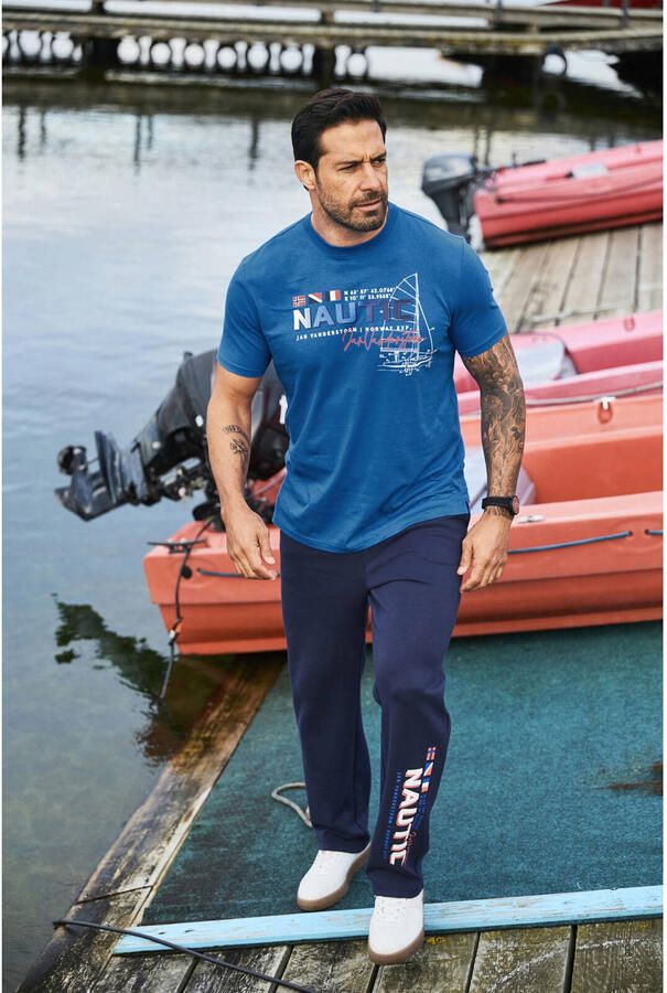 Jan Vanderstorm T-shirt Plus Size SVENHELM blauw - Foto 3