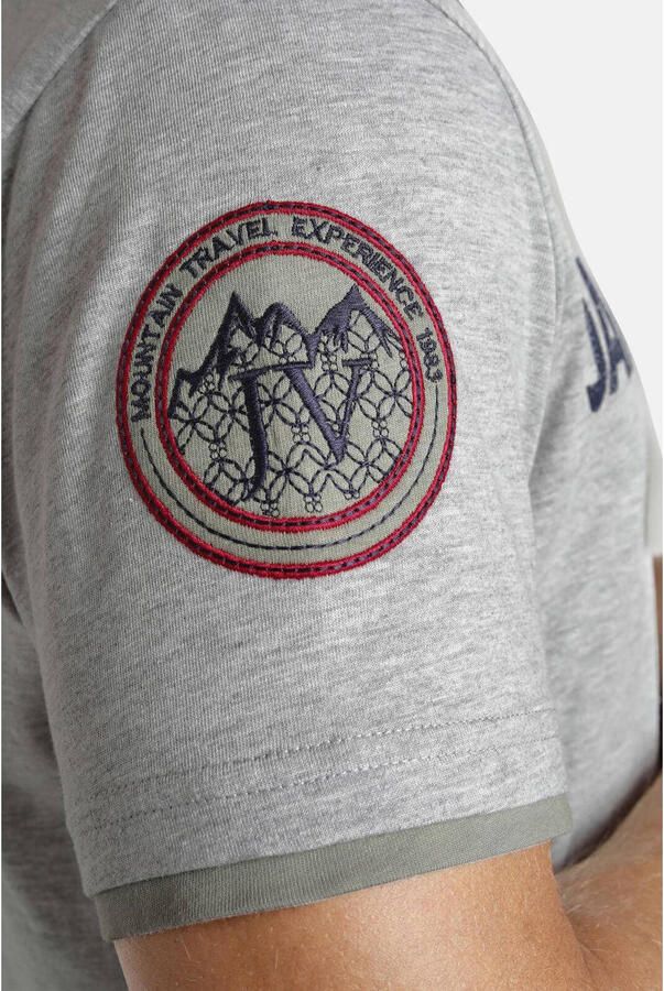 Jan Vanderstorm T shirt SÖLVE robuuste katoen jersey