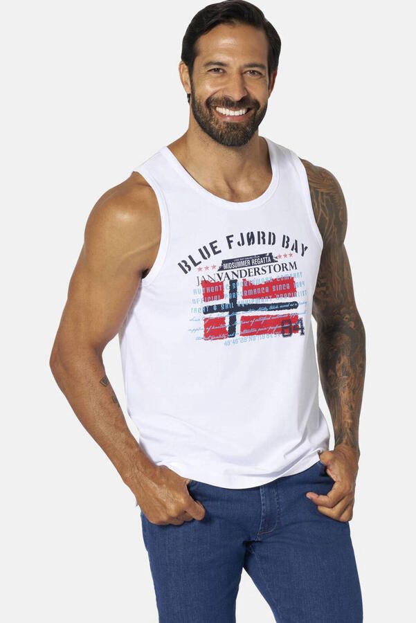 Jan Vanderstorm tanktop OLOF wit