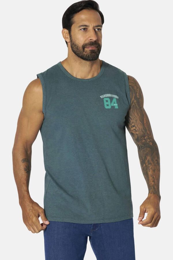Jan Vanderstorm tanktop PORO donkerblauw