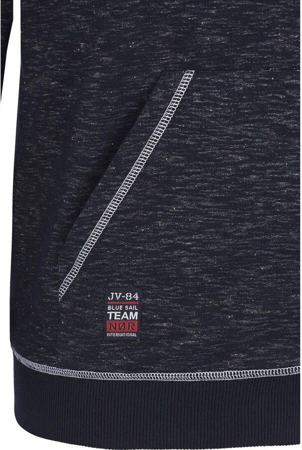 Jan Vanderstorm vest Plus Size JOKORA met contrastbies donkerblauw - Foto 2