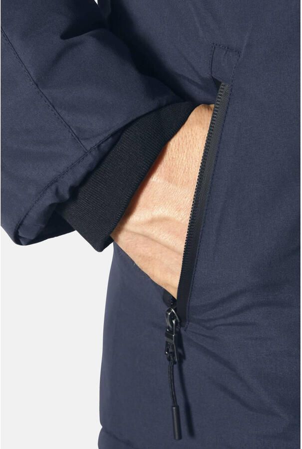 Jan Vanderstorm winterjas RASMUND Plus Size donkerblauw