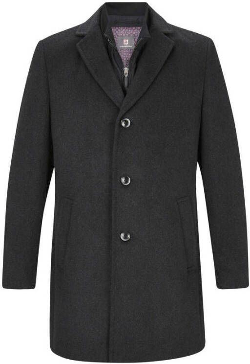 Jan Vanderstorm Wollen jas UNSKA met afneembare windvanger - Foto 3