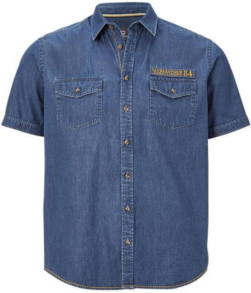 Jan Vanderstorm Jeansoverhemd JOAR Katoenen overhemd prettige pasvorm - Foto 3