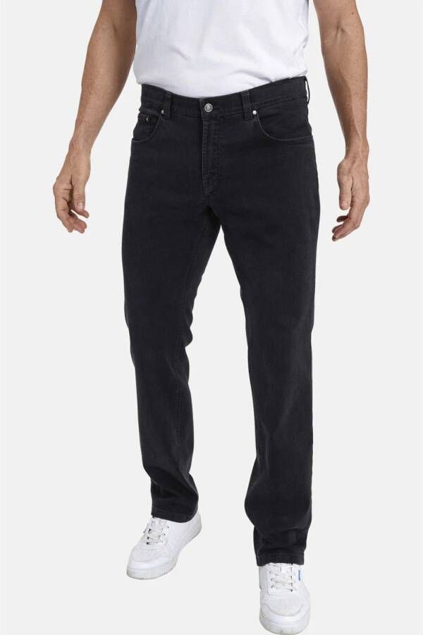 Jan Vanderstorm loose fit jeans OKKO Plus Size zwart