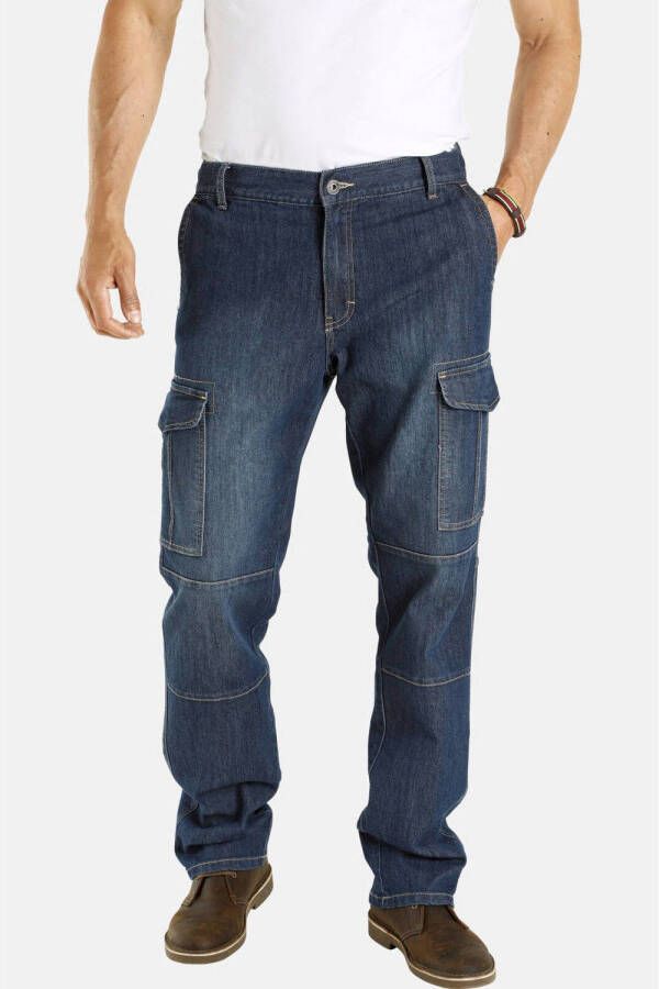 Jan Vanderstorm loose fit jeans Plus Size ELMO dark denim