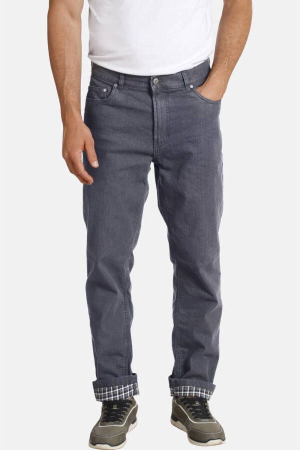 Jan Vanderstorm loose fit jeans REYNIR Plus Size grijs