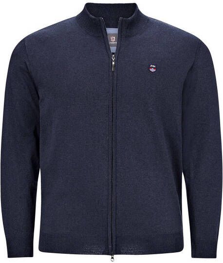 Jan Vanderstorm oversized fit vest Plus Size Agner donkerblauw - Foto 3