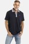Jan Vanderstorm loose fit polo Plus Size DANHY donkerblauw - Thumbnail 1
