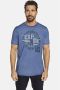Jan Vanderstorm oversized T-shirt MATTES Plus Size blauw - Thumbnail 1