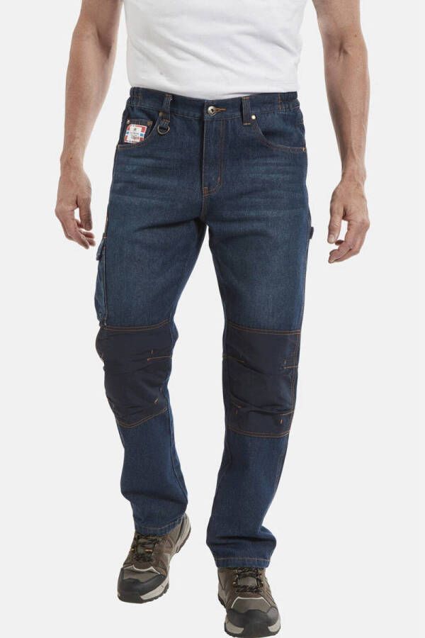 Jan Vanderstorm regular fit jeans KVASIR Plus Size donkerblauw